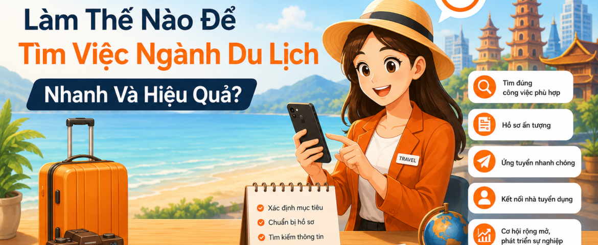 Tìm Việc Ngành Du Lịch Nhanh Và Hiệu Quả