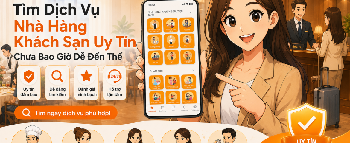 Tìm Dịch Vụ Nhà Hàng Khách Sạn Uy Tín