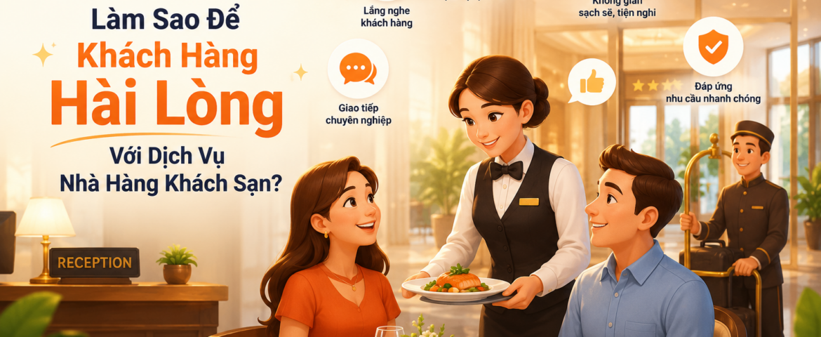 Làm Sao Để Khách Hàng Hài Lòng Với Dịch Vụ Nhà Hàng Khách Sạn?